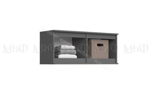 Полка навесная (Антресоль малая) Челси Графит