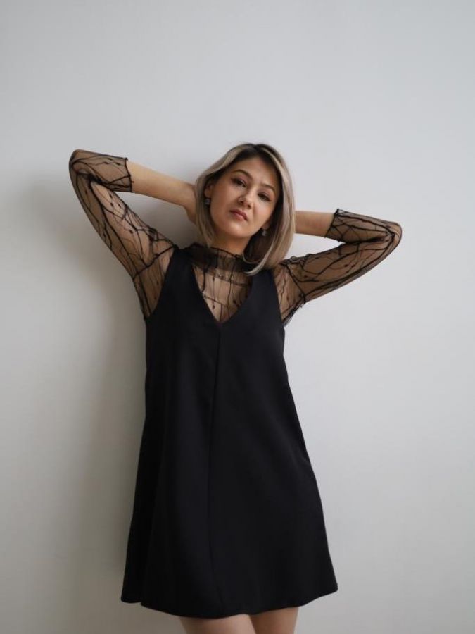 Платье Agio черное