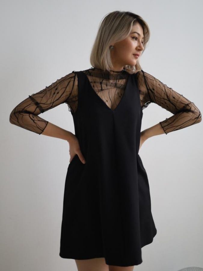 Платье Agio черное