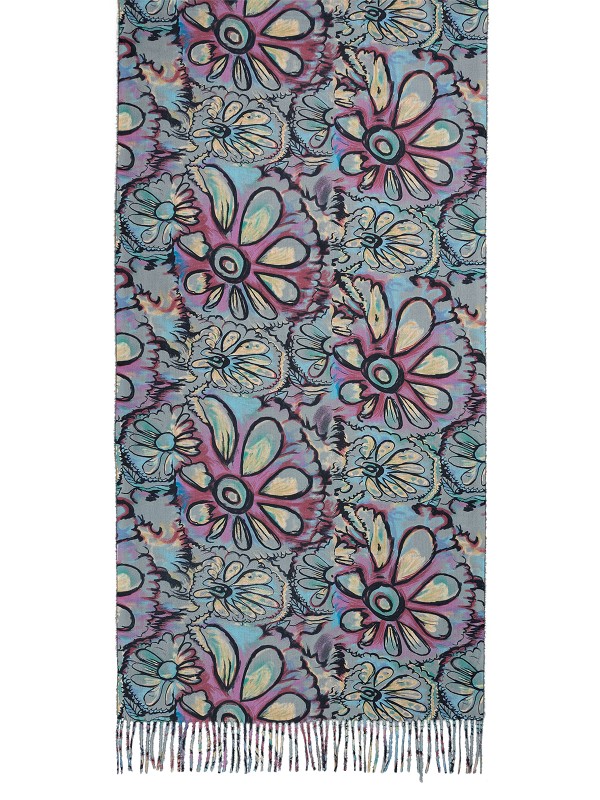 Палантин жен. виск+шерсть 70х180 LSZ33-635-06