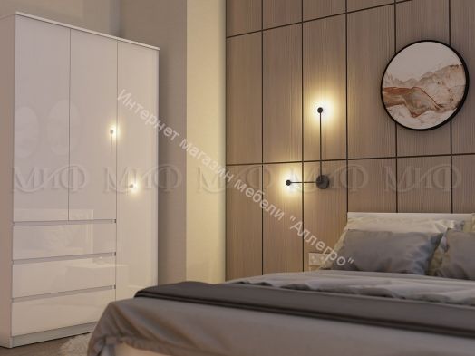 Детская Челси Белый глянец холодный, Белый