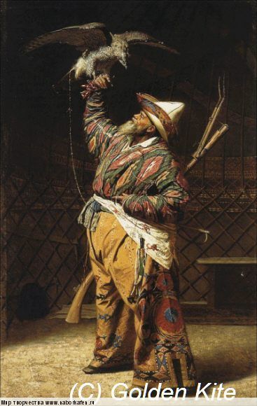 Набор для вышивания "1700 Rich Kirghiz Hunter with the Falcon"