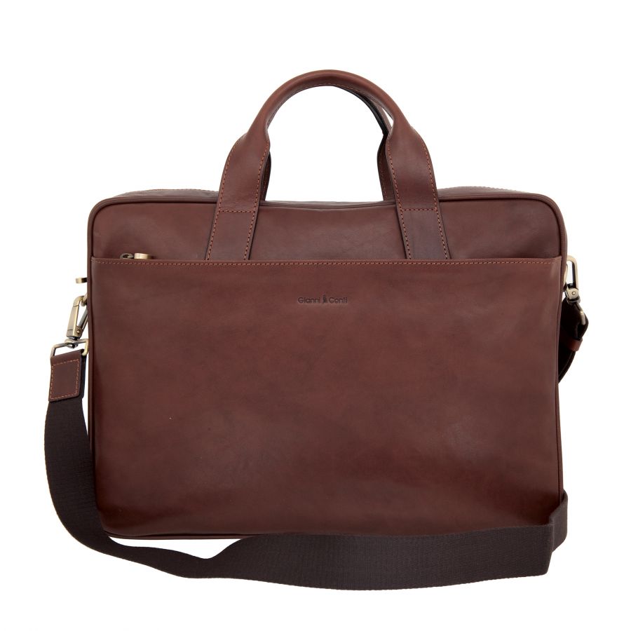 Бизнес-сумка Gianni Conti 911245 dark brown