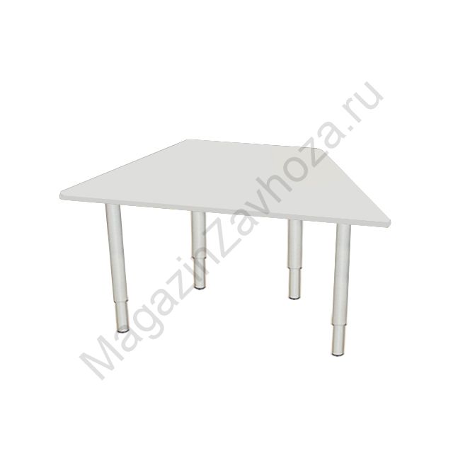 СТОЛ ЛДСП 66-1 (ШКОЛА) НА РЕГУЛИРУЕМЫХ ПО ВЫСОТЕ НОЖКАХ