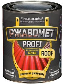 Грунт-Эмаль для Оцинкованного Металла Красковия Ржавомет Profi «Roof» Серая,Белая 3кг Атмосферостойкая для Защиты Кровель, Заборов, Оцинковки