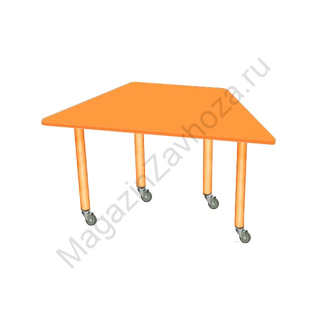 СТОЛ 80-15 (ШКОЛА) НА НЕРЕГУЛИРУЕМЫХ ПО ВЫСОТЕ ОПОРАХ