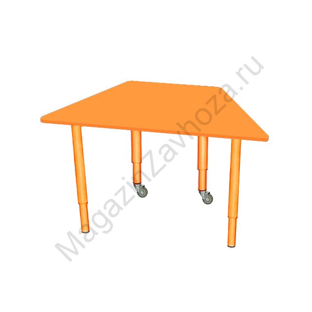 СТОЛ ЛДСП 81-10 (ШКОЛА) НА РЕГУЛИРУЕМОМ ПО ВЫСОТЕ МЕТАЛЛОКАРКАСЕ
