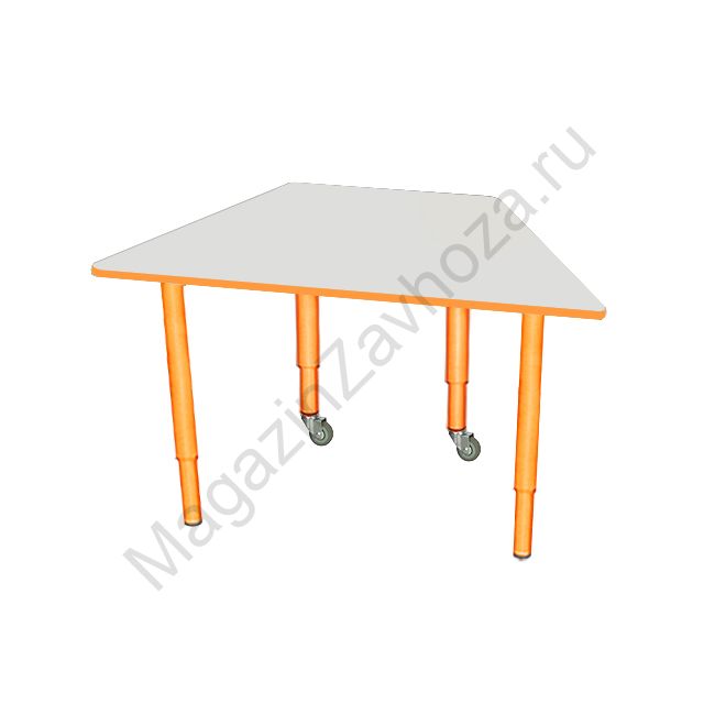 СТОЛ ЛДСП 81-8 (ШКОЛА) НА РЕГУЛИРУЕМОМ ПО ВЫСОТЕ МЕТАЛЛОКАРКАСЕ