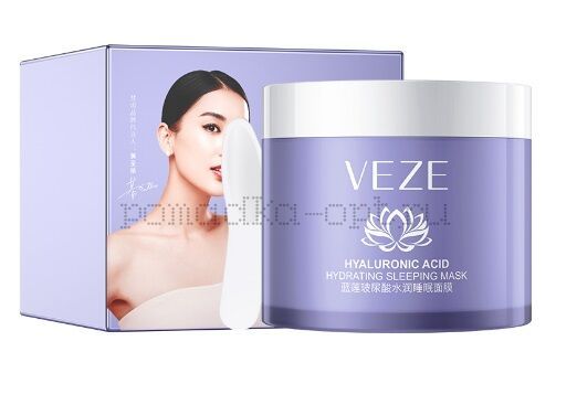 Veze Ночная увлажняющая маска для лица с гиалуроновой кислотой Hyaluronic Acid Hydrating Sleep Mask, 100г