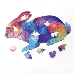 Деревянный пазл Кролик Yoshatoys