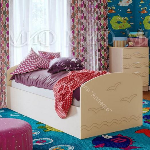 Модульная детская "Юниор-2" Ваниль, Дуб беленый