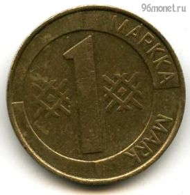 Финляндия 1 марка 1993 M
