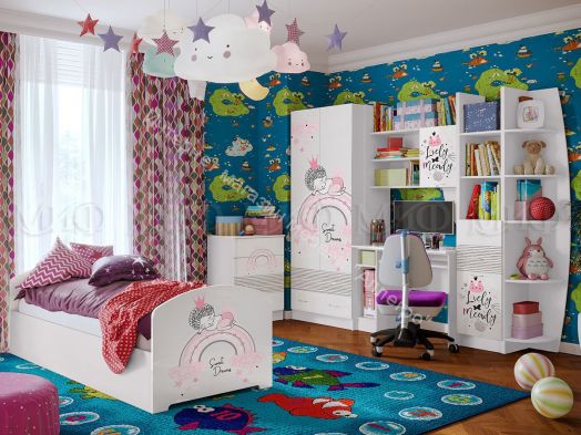 Стенка "Юниор-2" ЛДСП Принцесса-1