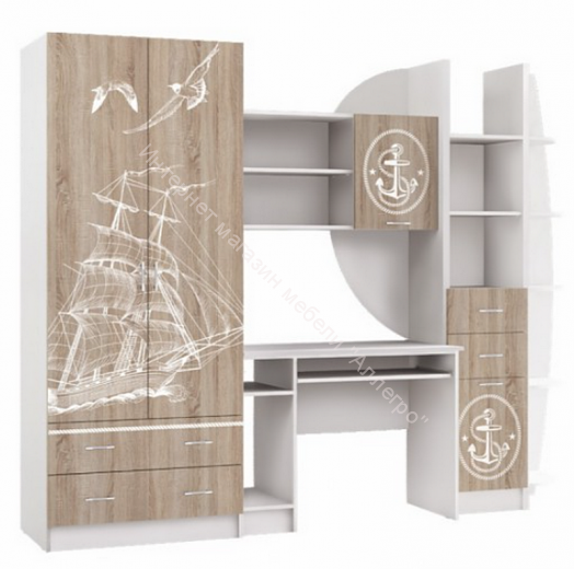 Стенка "Юниор-2" ЛДСП Немо