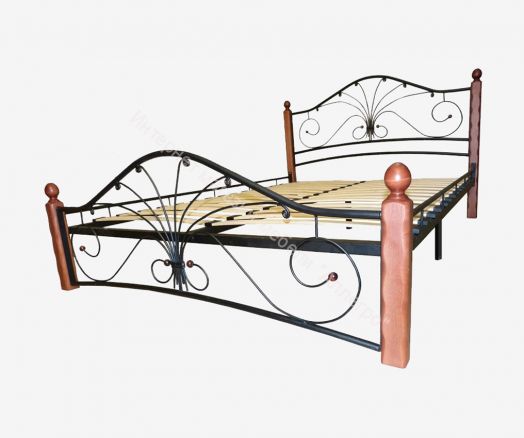 Кровать "Фортуна 1" КМД 2.01 (Чёрная)