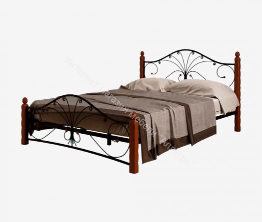 Кровать "Фортуна 1" КМД 2.01 (Чёрная)