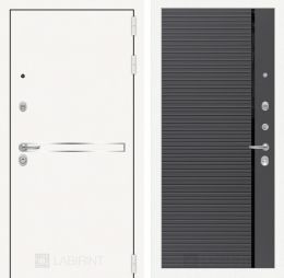 Дверь Входная Лабиринт Лайн WHITE 22 Графит софт