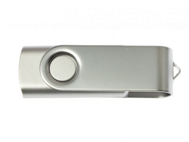 Серебристые флешки Twist 8-16-32 Gb