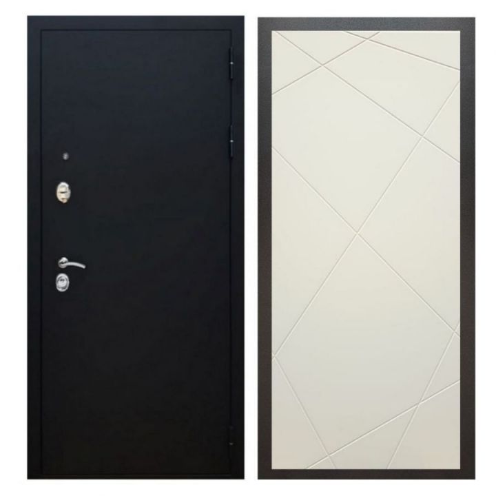 Дверь входная металлическая Great Doors X5 Черный муар ФЛ-291 Софт Шампань