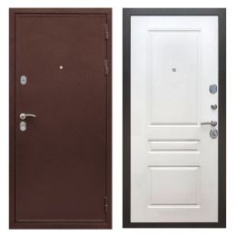 Дверь входная металлическая Great Doors Х5 Антик Медь ФЛ-243 Белый Ясень