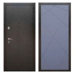 Дверь входная Great Doors Х5 Серебро Антик  ФЛ-291 Силк Титан