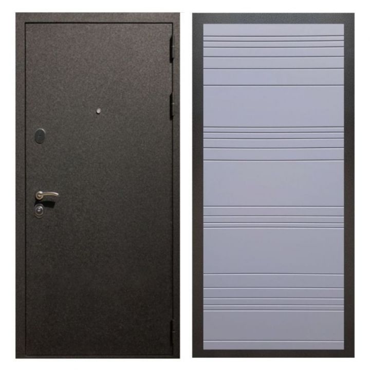 Дверь входная металлическая Great Doors X5 Черный крокодил ФЛ-14 Силк Титан