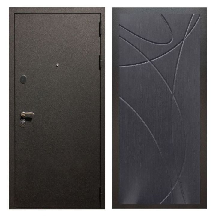 Дверь входная металлическая Great Doors X5 Черный крокодил ФЛ-247 Венге
