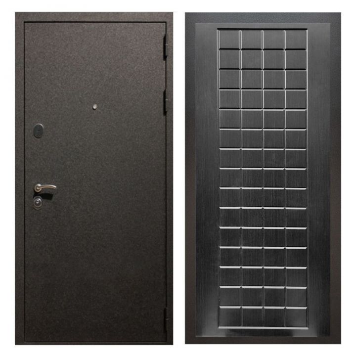 Дверь входная металлическая Great Doors X5 Черный крокодил ФЛ-256 Венге