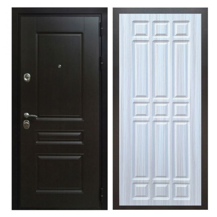 Дверь входная металлическая Great Doors Х Премиум Венге ФЛ-33 Сандал Светлый