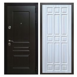 Дверь входная металлическая Great Doors Х Премиум Венге ФЛ-33 Сандал Светлый