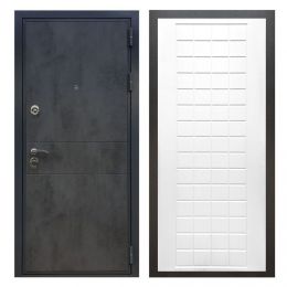 Дверь входная Great Doors X290 Бетон Темный ФЛ-256 Белый Софт