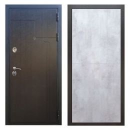 Дверь входная металлическая Great Doors Х246 Венге ФЛ-290 Бетон Светлый