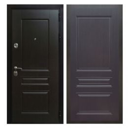 Дверь входная металлическая Great Doors Х Премиум Венге ФЛ-243 Бетон Светлый