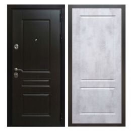 Дверь входная металлическая Great Doors Х Премиум Венге ФЛ-117 Бетон Светлый