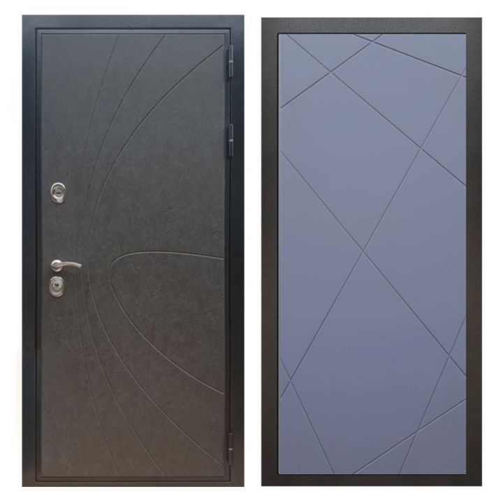 Дверь входная Great Doors X248 Штукатурка Графит ФЛ-291 Силк Титан