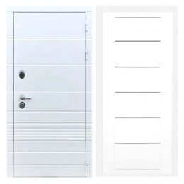 Дверь входная Great Doors X-TR Белый Софт Сити Белый Ясень