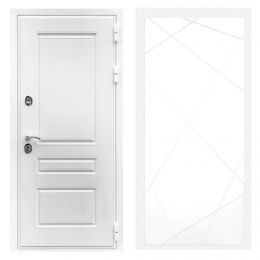 Дверь входная Great Doors Х Премиум Белая Шагрень ФЛ-291 Белый Софт