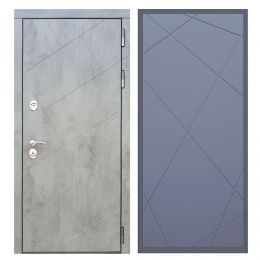 Дверь входная Great Doors Х22 Бетон Темный ФЛ-291 Силк Титан