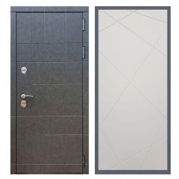 Дверь входная Great Doors Х21 Штукатурка Графит ФЛ-291 Софт Шампань