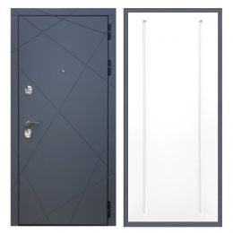 Дверь входная Great Doors Х13 Силк Титан ФЛ-68 Белый Софт