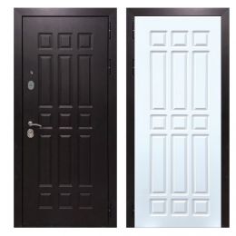 Дверь входная металлическая Great Doors Х8 Венге ФЛ-33 Белый Софт