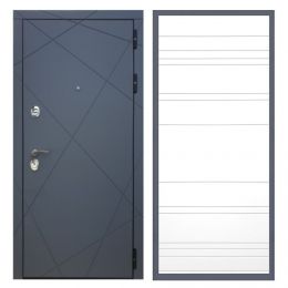 Дверь входная Great Doors Х13 Силк Титан ФЛ-14 Белый Софт