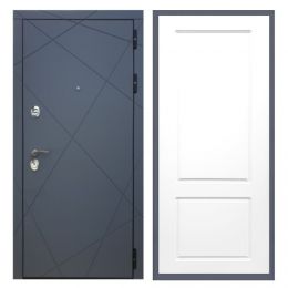 Дверь входная Great Doors Х13 Силк Титан ФЛ-117 Белый Софт