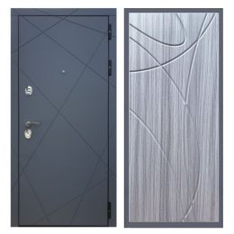 Дверь входная Great Doors Х13 Силк Титан ФЛ-247 Сандал Серый
