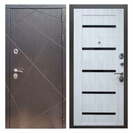 Дверь входная металлическая Great Doors Х13 Венге Царга СБ-14 Сандал Светлый Темный Лакобель