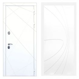 Дверь входная Great Doors Х13 Белая шагрень ФЛ-248 Белый Софт