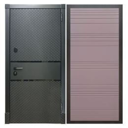 Дверь входная металлическая Great Doors X15 Черный Кварц ФЛ-14 Ясень Шоколад
