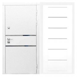 Дверь входная Great Doors X15 Белый Софт Сити Белый Ясень