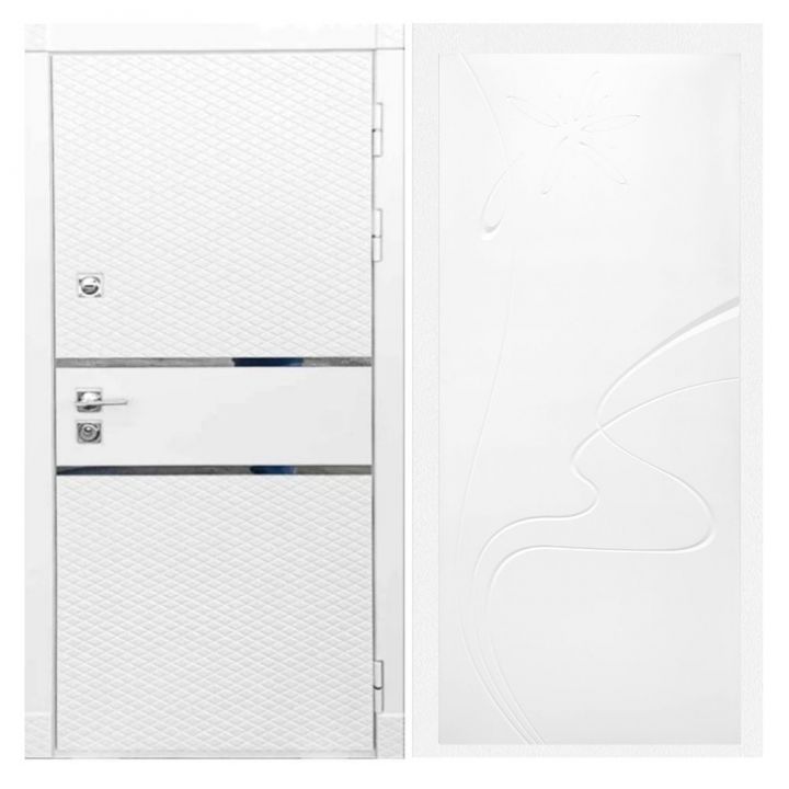 Дверь входная Great Doors Х15 Белый Софт ФЛ-258 Белый Софт