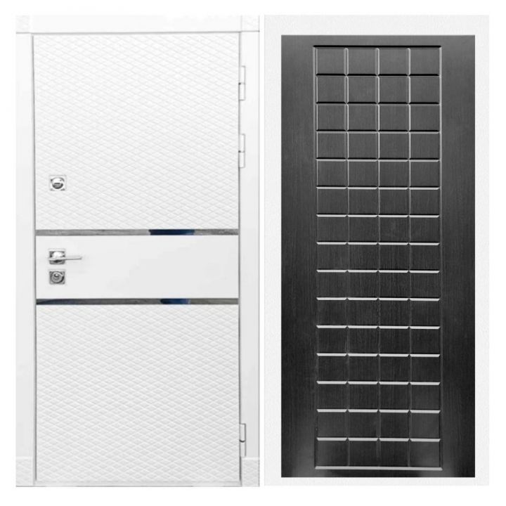 Дверь входная Great Doors Х15 Белый Софт ФЛ-256 Венге